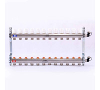 Коллекторная группа из нержавеющей стали Uni-Fitt 315S с регулировочными и термостатическими вентилями 1 x 3/4 EK 12 выходов 451I4312