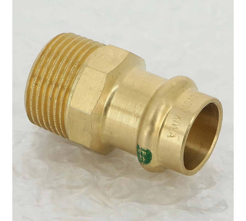 Муфта переходная пресс-Н Viega Sanpress бронза 18x3/4 283230