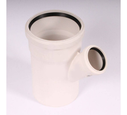 Тройник канализационный REHAU RAUPIANO PLUS 110/50/45° 121304