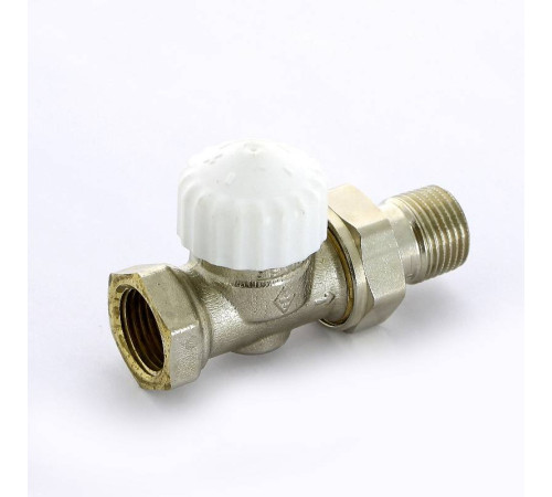 Вентиль термостатический Uni-Fitt прямой HB 1/2 никелированный 160N2000