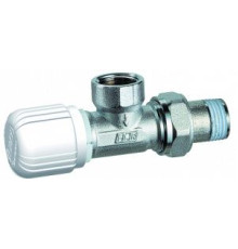 Вентиль термостатический угловой FAR с горизонтальной буксой 1/2 ВР FT 1625 12