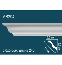 Карниз потолочный Perfect AB294 полиуретановый 140x140x2000 мм AB294