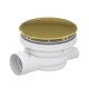 Сифон для душевого поддона RGW Velplex QYD-01 золото 18241101-06