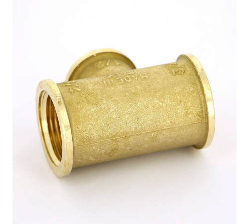 Тройник латунный Tiemme 3/4x1/2x3/4 ВР 1500049