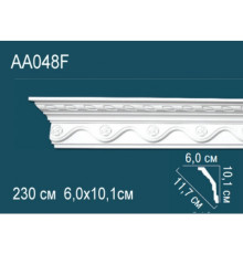 Карниз потолочный Perfect AA048F полиуретановый гибкий с рисунком AA048F