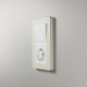 Рамка из поликарбоната на 2 поста Split айвори/белый, soft-touch W0023066