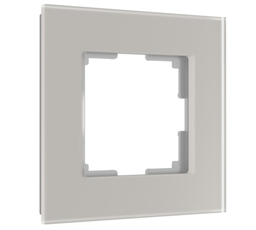 Рамка из стекла на 1 пост Senso дымчатый soft-touch W0013117