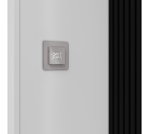Рамка из стекла на 1 пост Senso дымчатый soft-touch W0013117