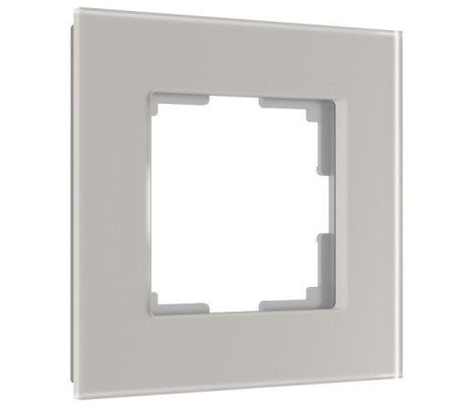 Рамка из стекла на 1 пост Senso дымчатый soft-touch W0013117