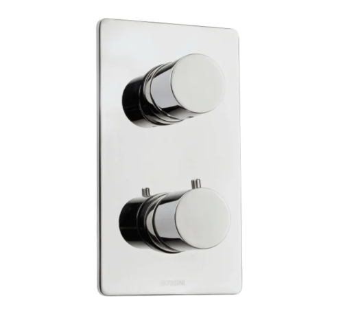 Внешняя часть термостата Bossini TEO Z00002.094 на 1-5 выходов Шлифованный никель