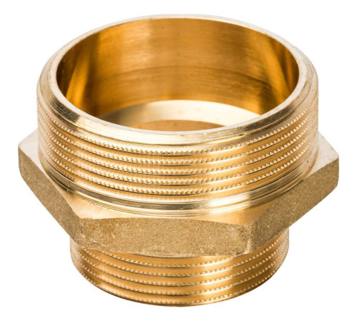 Ниппель переходной STOUT 2x1 1/2 НН латунный SFT-0003-002112