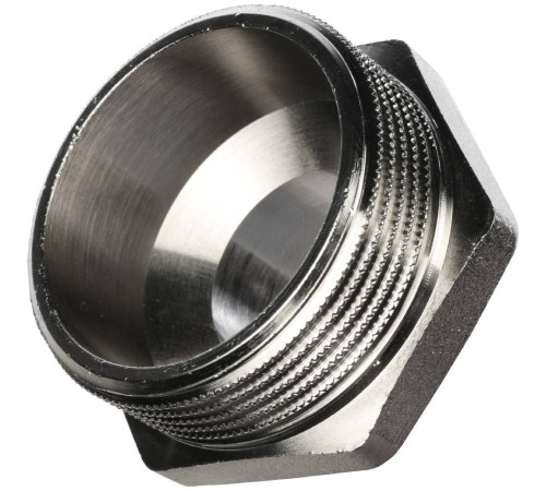 Ниппель переходной STOUT 1 1/2x1 НН никелированный SFT-0004-001121