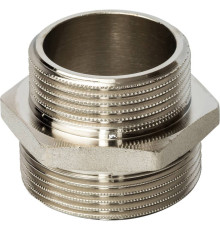 Ниппель переходной STOUT 1 1/2x1 1/4 НН никелированный SFT-0004-112114