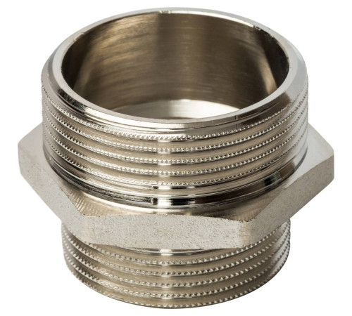 Ниппель переходной STOUT 1 1/2x1 1/4 НН никелированный SFT-0004-112114