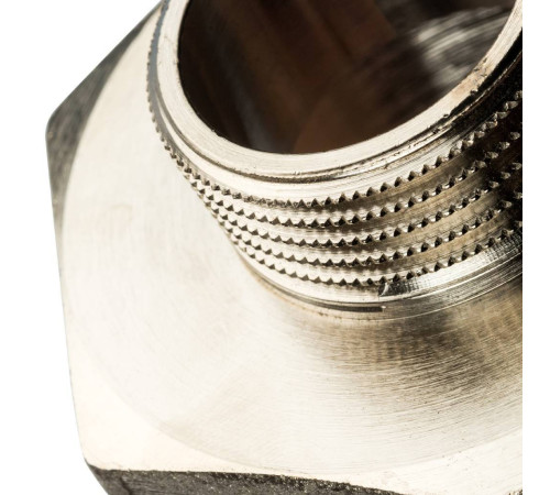 Ниппель переходной STOUT никелированный 2x1 НР-НР SFT-0004-000021