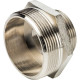 Ниппель переходной STOUT никелированный 2x1 1/4 НР-НР SFT-0004-002114