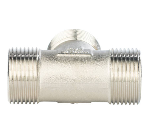 Тройник резьбовой STOUT НН никелированный 1/2 SFT-0018-121212