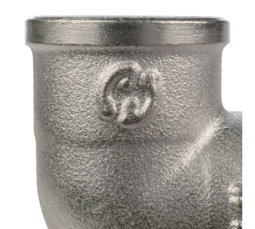 Угольник STOUT с креплением никелированный 1/2 ВР SFT-0039-000012
