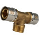 Тройник-переходник STOUT 32х1х32 мм с наружной резьбой пресс SFP-0008-320132