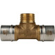 Тройник-переходник STOUT 32х1х32 мм с наружной резьбой пресс SFP-0008-320132