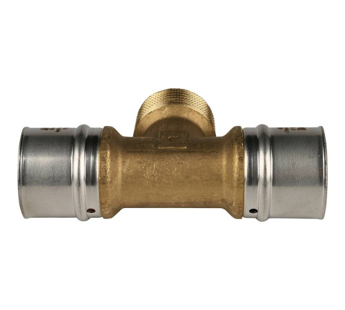 Тройник-переходник STOUT 32х1х32 мм с наружной резьбой пресс SFP-0008-320132