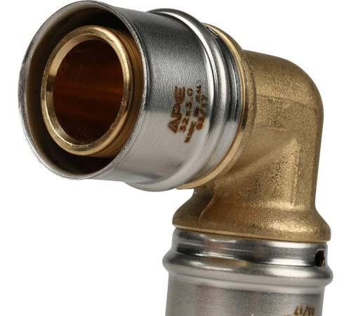 Угольник STOUT 90° 32х32 мм для металлопластиковых труб пресс SFP-0009-003232