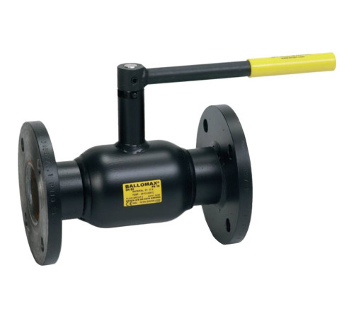 Кран шаровой стальной BROEN Ballomax фланцевый DN 125 PN 16 с рукояткой 583016