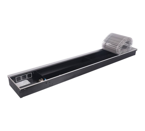 Конвектор внутрипольный STOUT SCN 80x240x1400 мм с роликовой решёткой SCN-1100-0824140