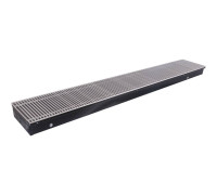 Конвектор внутрипольный STOUT SCN 80x240x1600 мм с роликовой решёткой SCN-1100-0824160
