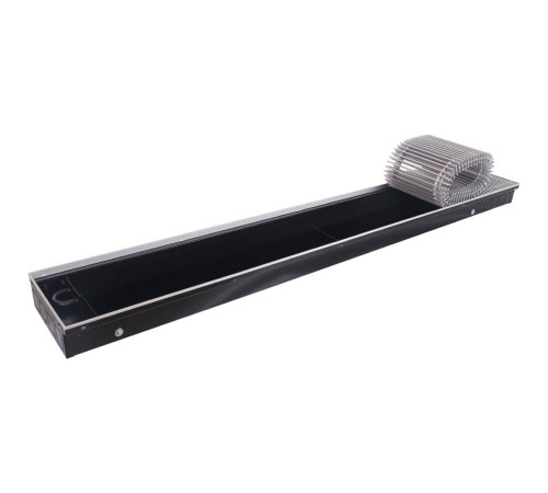Конвектор внутрипольный STOUT SCN 80x240x1600 мм с роликовой решёткой SCN-1100-0824160