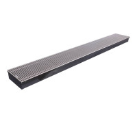 Конвектор внутрипольный STOUT SCN 80x240x1800 мм с роликовой решёткой SCN-1100-0824180