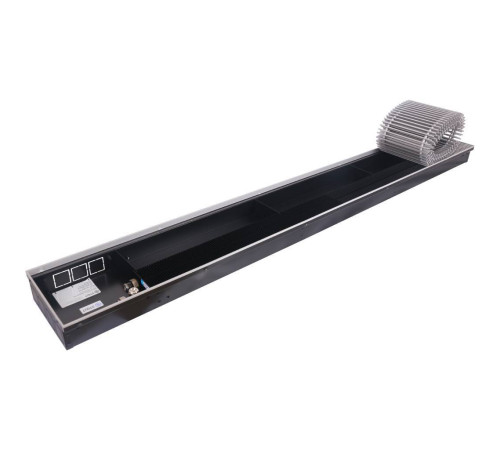 Конвектор внутрипольный STOUT SCN 80x240x1800 мм с роликовой решёткой SCN-1100-0824180