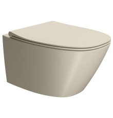 Унитаз подвесной безободковый GSI Modo+ Swirlflush 540x370 мм Creta Matte 8415FR408