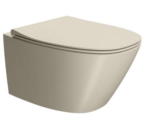 Унитаз подвесной безободковый GSI Modo+ Swirlflush 540x370 мм Creta Matte 8415FR408