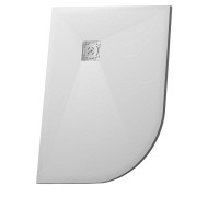 Душевой поддон асимметричный RGW Stone Tray ST/AR-W 1200х800 мм белый 16154128-01R