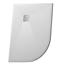 Душевой поддон асимметричный RGW Stone Tray ST/AR-W 1200х800 мм белый 16154128-01R