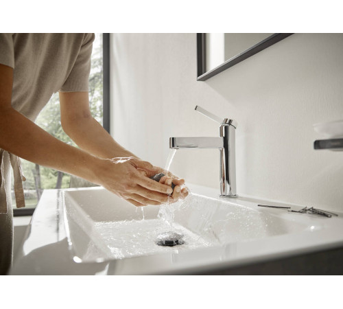 Смеситель для раковины Hansgrohe Finoris 110 со сливным клапаном хром 76020000