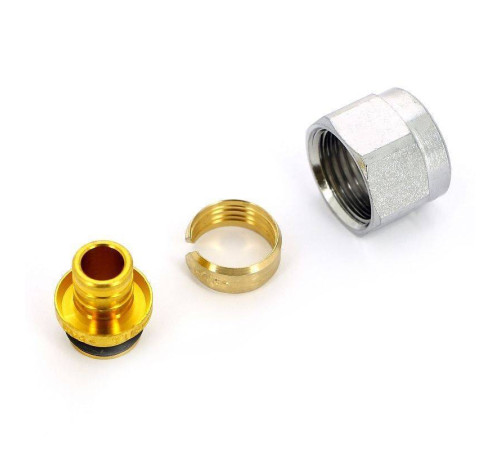 Соединитель для труб PEX и ALPEX FAR Евроконус 16х2.2 мм 1/2 6075 58845