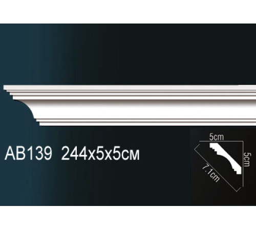 Карниз потолочный Perfect AB139 110x110x2000 мм AB139
