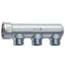 Коллектор концевой FAR 3/4 ВР на 3 выхода 1/2 НР межосевое 36 мм FK 3225 34