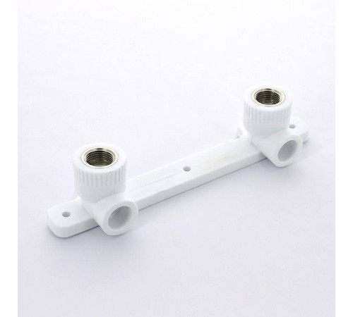 Водорозетка двойная на планке Pro Aqua 25х1/2 внутренняя резьба PA280012P