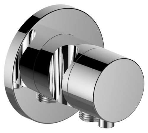 Переключатель на 2 потребителя Keuco IXMO Comfort с выводом для шланга и держателем лейки хром 59556 011201