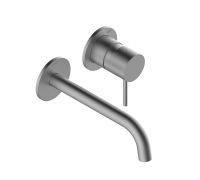 Внешняя часть смесителя для раковины BOSSINI TEO Z00730.094 без донного клапана Шлифованный никель Z00730.094