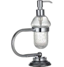 Дозатор для жидкого мыла настольный Boheme Murano хром 10909-CR
