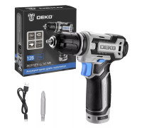 Дрель-шуруповерт аккумуляторная DEKO ZKCD12FU-Li 12 В 1x1.5 Ач 063-4114