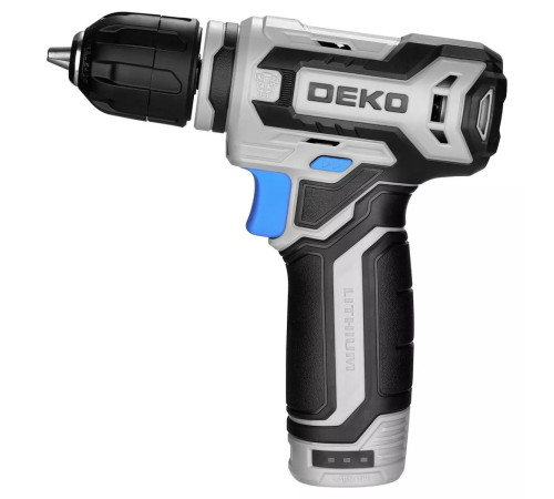 Дрель-шуруповерт аккумуляторная DEKO ZKCD12FU-Li 12 В 1x1.5 Ач 063-4114