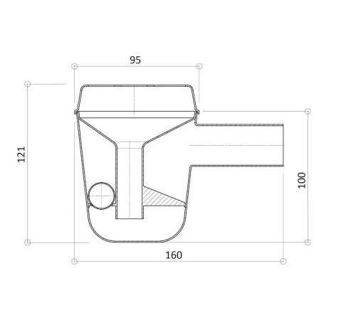 Сифон для кондиционера RexFaber G-33 прозрачный RG000319П
