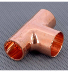 Тройник медный переходной Hailiang 22x18x22 мм серия 95130 HL101497