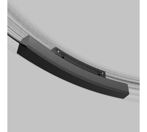 Slim Magnetic Блок питания 200W для радиусного шинопровода черный Ø 1200mm 95058/00