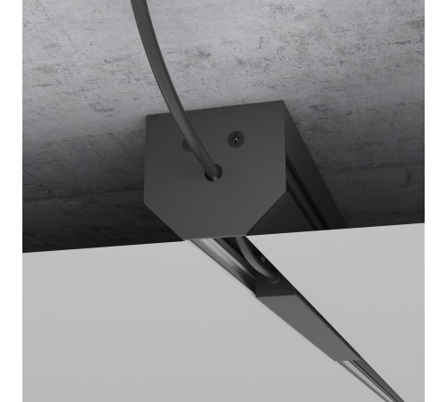 Slim Magnetic Шинопровод в натяжной потолок с декоративными вставками черный (2м) 85204/00 85204/00